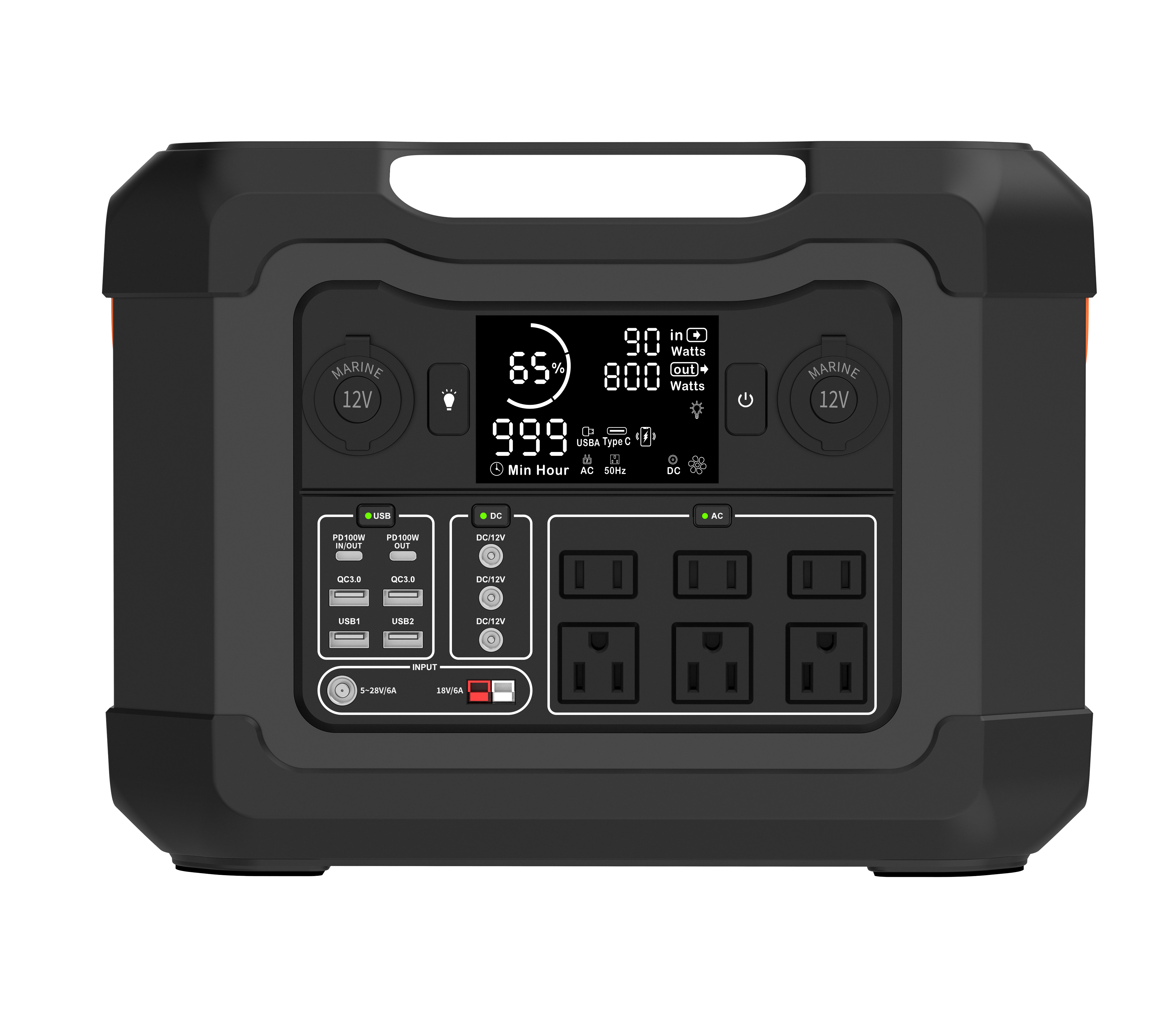2023 emergency portable power station vanpa 1000w 2000w anvolan river generator battery solar panel bank for outdoor