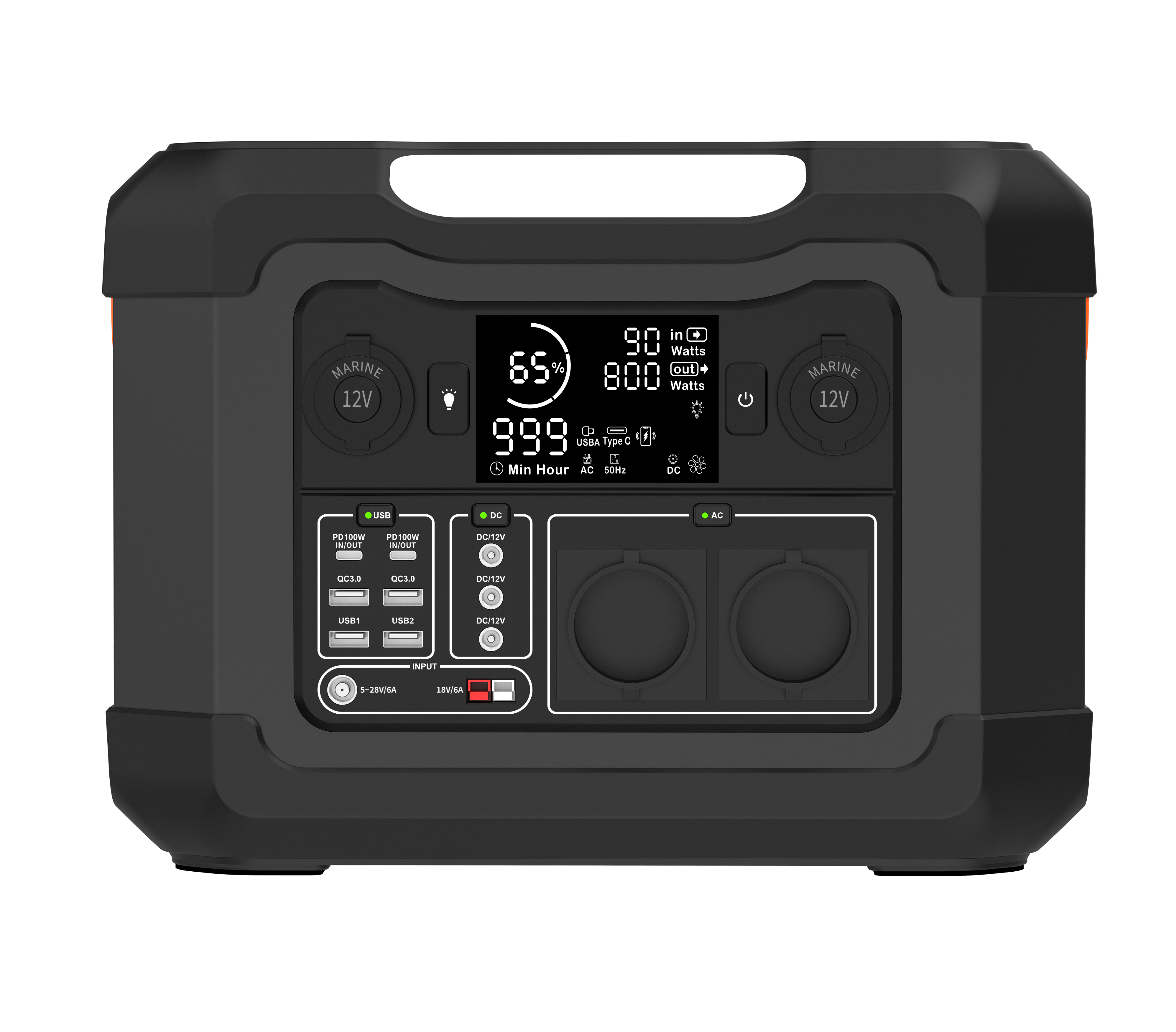 2023 emergency portable power station vanpa 1000w 2000w anvolan river generator battery solar panel bank for outdoor