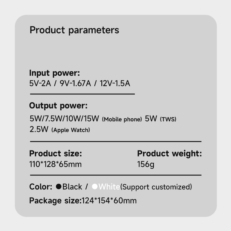Hot Products QI2.0 Multifunction 3 in1 Universal Phone Wireless Charger Stand Fast Mobile 4 In 1 Wireless Charger