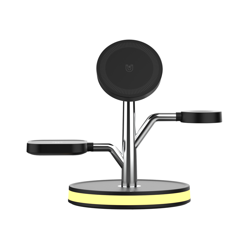 Top Selling Products 2023 Now T268 Fast Charging Stand 15W Magnetic Quick Charger 5 in 1 Wireless Charger For Iphone 14 13 12