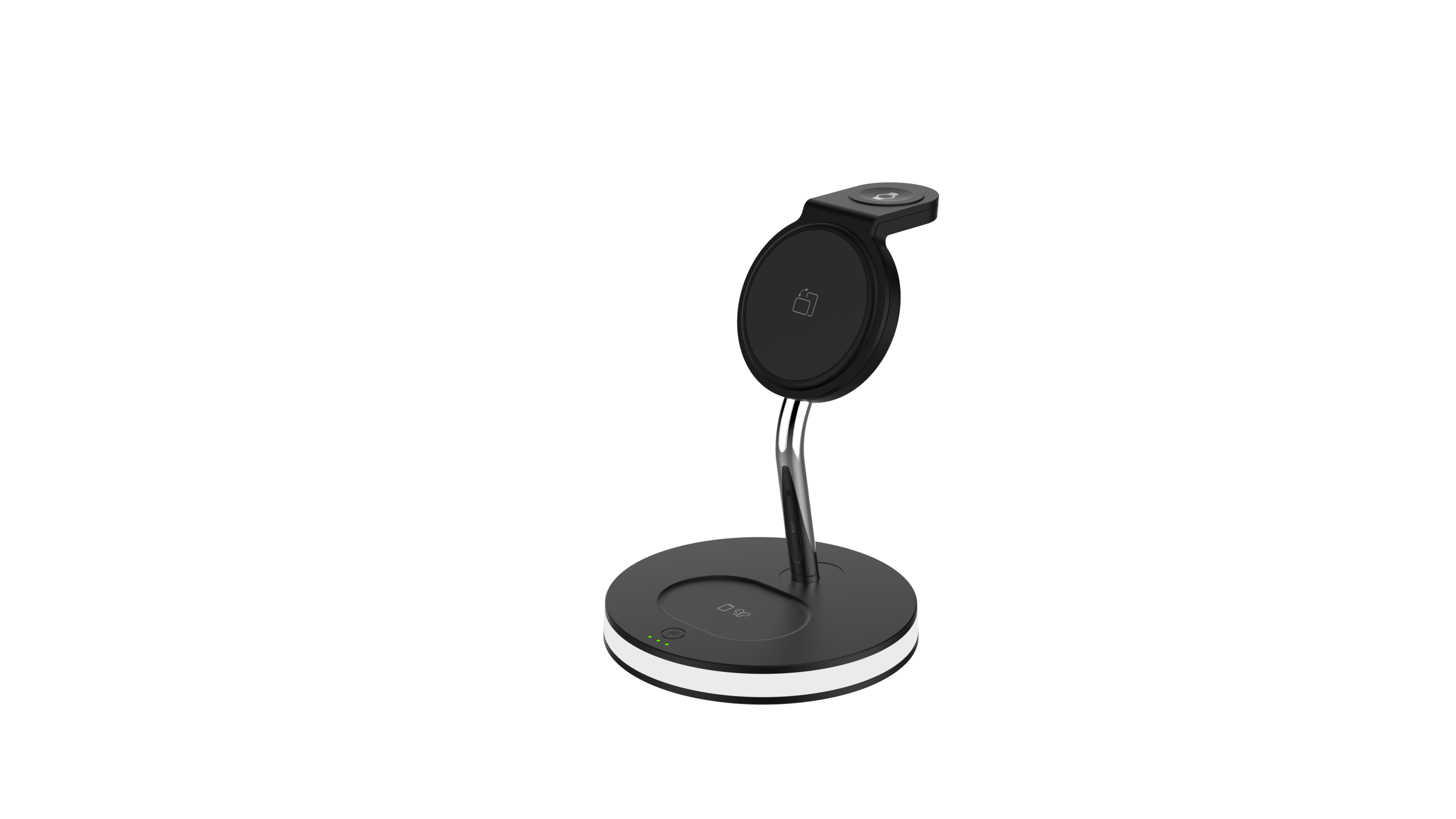 Factory direct sale iphone 3 in 1 foldable wireless charger 15w Fast 3 in 1 wireless charger stand for iphone and android