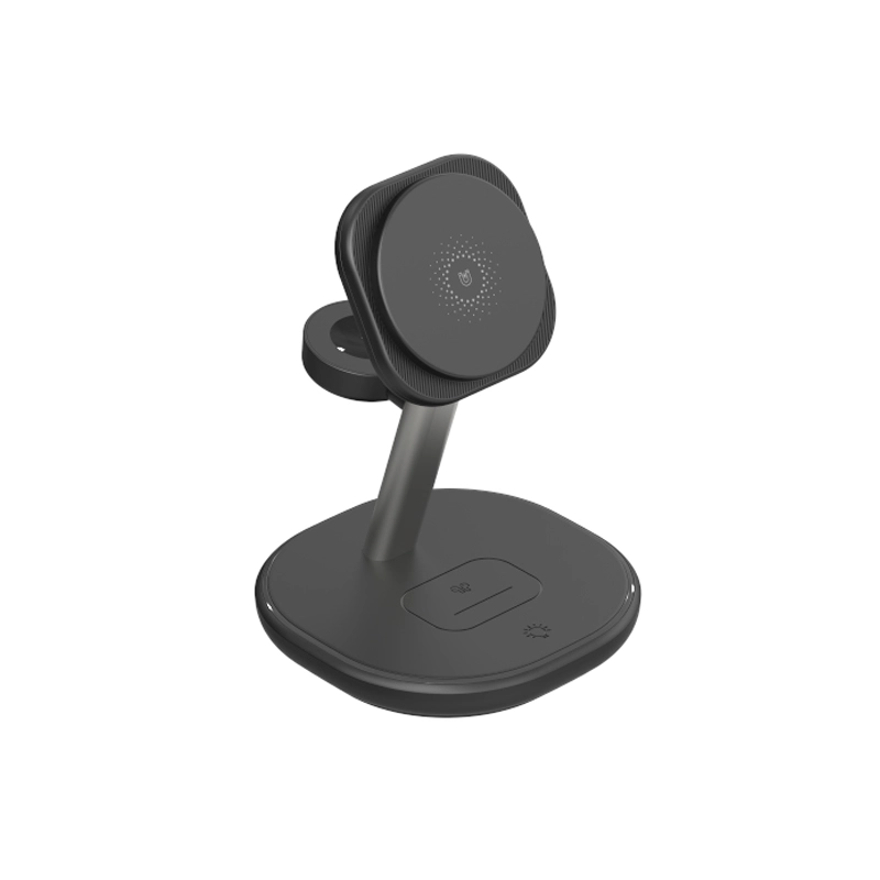 Trending 15W Fast Wireless Charging 3 In 1 Qi Stand Charger Station 3IN1 Magnetic Foldable Wireless Charging stand for Apple