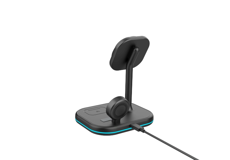 2023 High quality 15W 3in1 fast charging station magnetic wireless charger for iphone