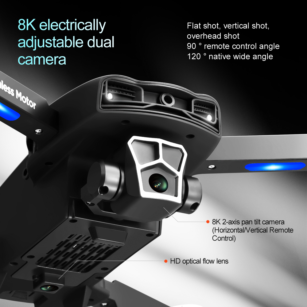 Enduring Brushless Motor Drone with 84 Mins Super Long Flight Time, Drone with 4K HD Camera for Beginners, WiFi Quadcopter, Follow Me, Auto Hover, 3 Batteries, Carrying Case