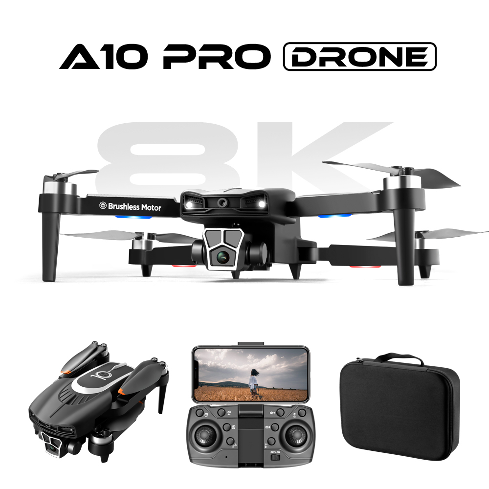 Enduring Brushless Motor Drone with 84 Mins Super Long Flight Time, Drone with 4K HD Camera for Beginners, WiFi Quadcopter, Follow Me, Auto Hover, 3 Batteries, Carrying Case