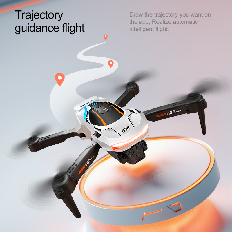 Brushless Super Endurance Foldable Quadcopter Drone for Beginners–40+ mins Flight Time,Wi-Fi Drone with 120°Wide-Angle 4K HD Camera, Brushless Motor, Follow me, Dual Cameras
