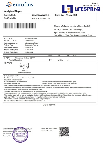 Ashwagandha Extract