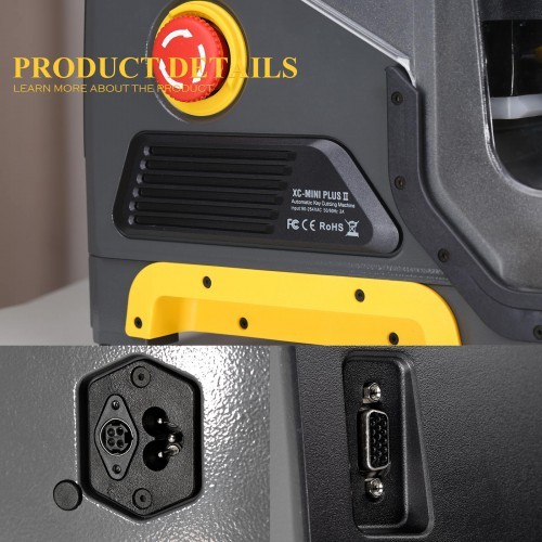 Xhorse Condor XC-MINI Plus II Key Cutting Machine Support Car/Motorbike/House Keys With M3 and M5 Clamps