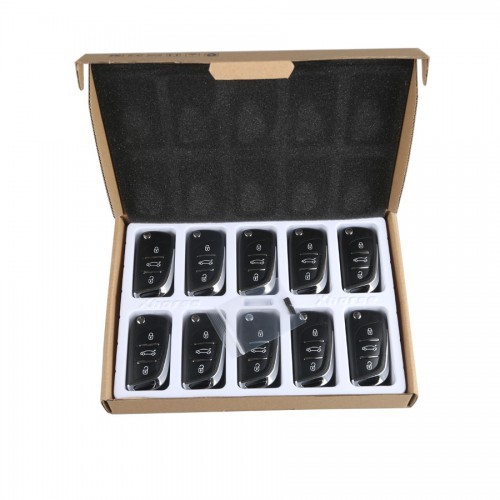 Xhorse XNDS00EN Wireless Remote Key DS Flip 3 Buttons English 5pcs/lot