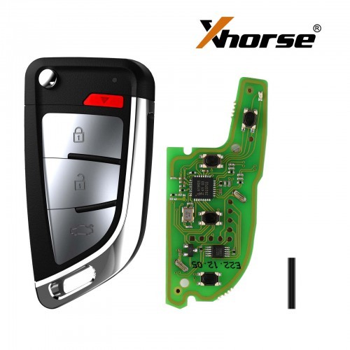 Xhorse XSKFF0EN Smart Key Knife Style 4 Buttons English 5pcs/lot