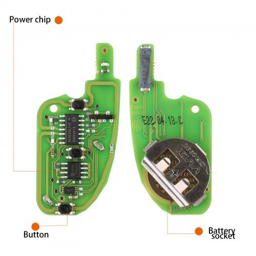 Xhorse XEDS01EN Super Remote Key DS 3 Buttons Built-in Super Chip English 5pcs/lot