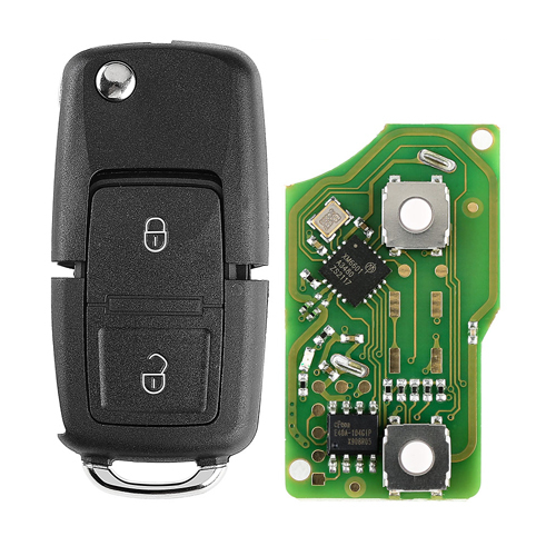 Xhorse XKB508EN Wire Remote Key VW B5 Flip 2 Buttons English 5pcs/lot