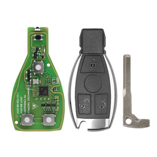 Xhorse XNBZ01 VVDI BE Key Pro Mercedes Benz Smart Key Shell 3 Button Get 5 Free Tokens for VVDI MB Tool 5pcs/lot
