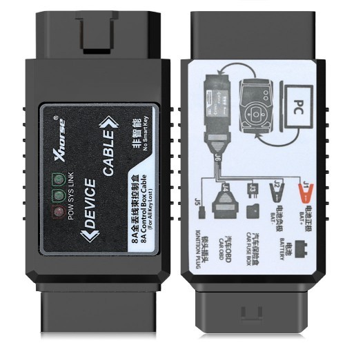 Xhorse VVDI2 Full 13 Authorization Version+Toyota 8A Non-smart Key Adapter