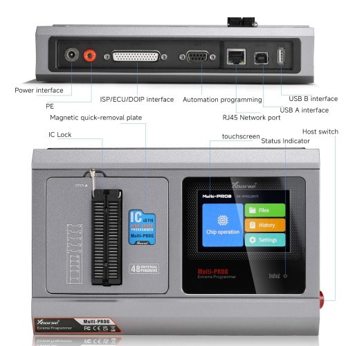 Xhorse Multi-Prog Programmer ECU Programmer Update of VVDI Prog with Free MQB48 License Expert Mode Batch Write Chips