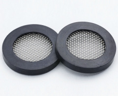 滤网垫 硅胶垫圈 带过滤网 硅胶密封圈 不锈钢波纹管进水管 4分