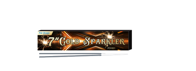 7" Gold Sparkler