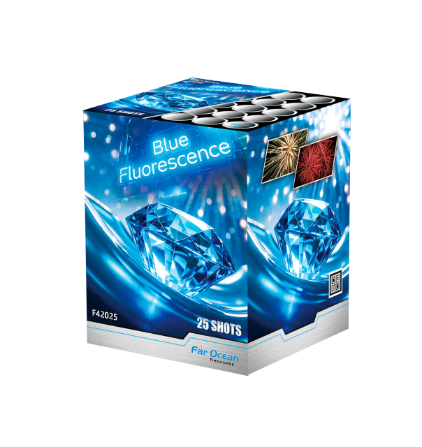 Blue Fluorescence 25 Shots