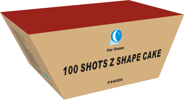 100 Shots Z Shape Cake