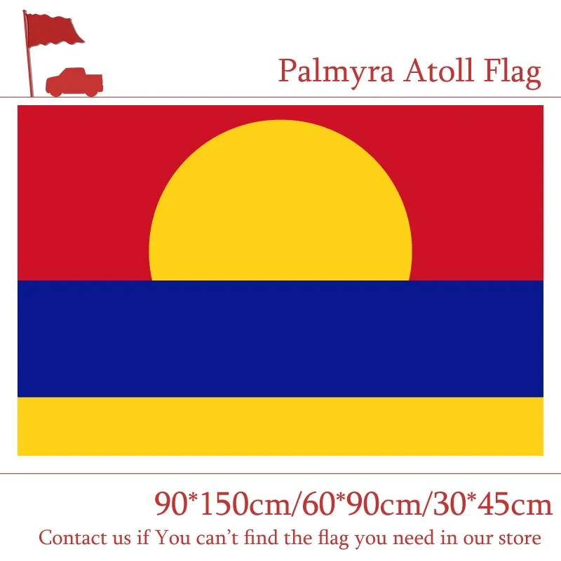 U.S. Palmyra Atoll Flag 90*150cm 60*90cm 3x5ft Custom Printed Banner 40*60cm Car Flag