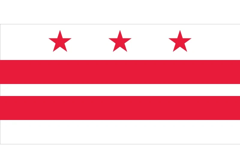3x5ft District Of Columbia Territorial And Commonwealth Flag The United States U.S. 90*150cm 60*90cm 40*60cm 15*21cm Decoration