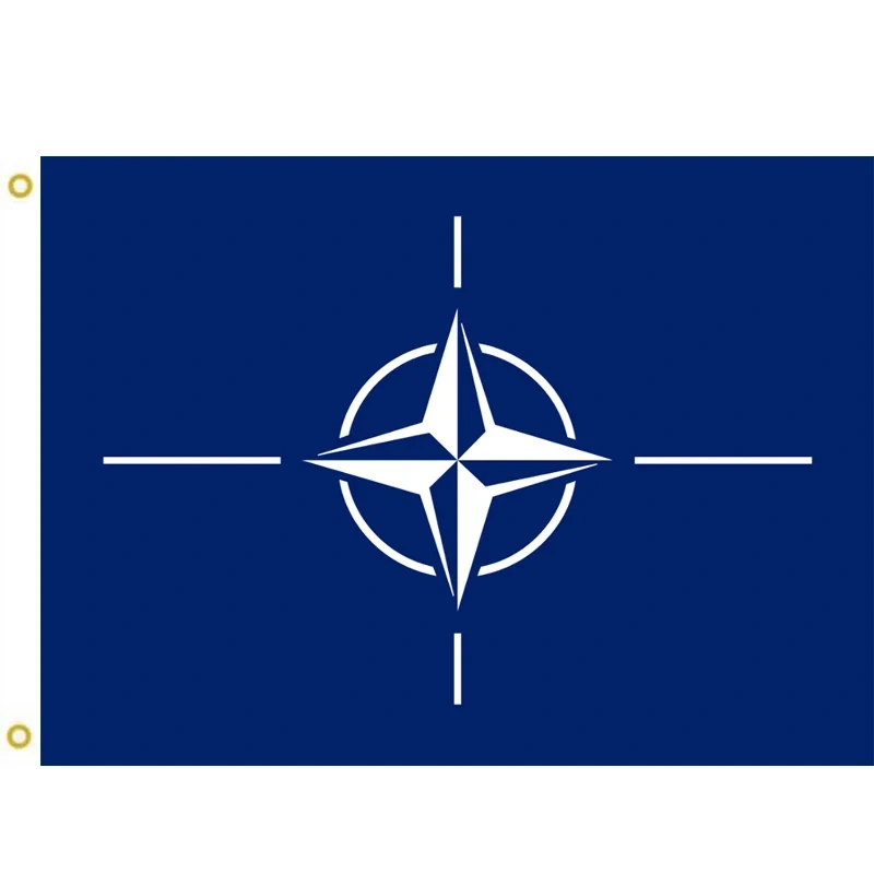 North Atlantic Treaty Organization OTAN NATO Nato Flag and banner 90*150cm (3*5ft)