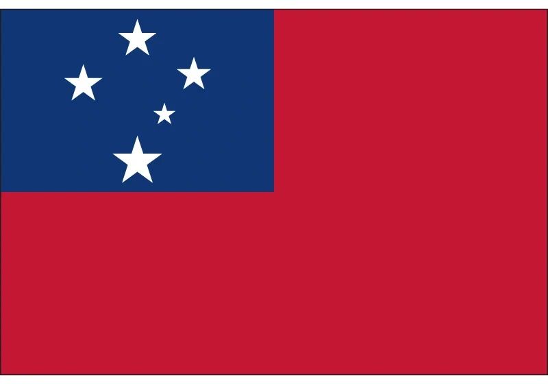 Samoa National Flag 90*150cm/60*90cm/40*60cm Flying Flag 15*21cm Hand Flag 3*5ft Printed Banner