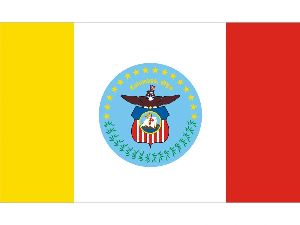 Columbus City Flag The Capital Of US Ohio State 90*150cm 60*90cm Flag 3x5ft Custom High-quality Polyester