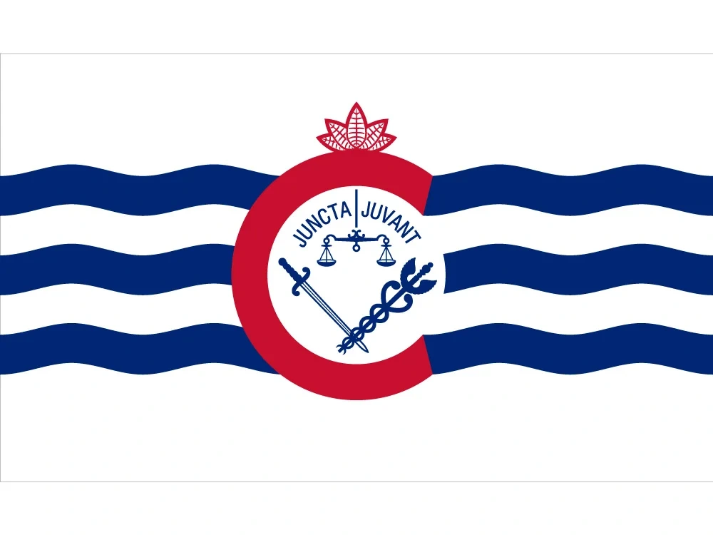 US 3x5 Foot Polyester Banners Cincinnati City Flag Ohio State 90*150cm 60*90cm Flag For Vote Home Decoration Event