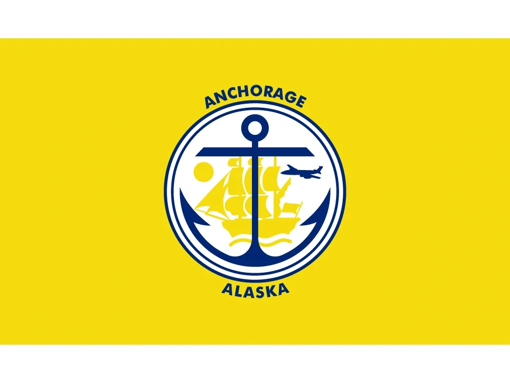 US Anchorage City Flag 90*150cm 60*90cm Flag State of Alaska Banner