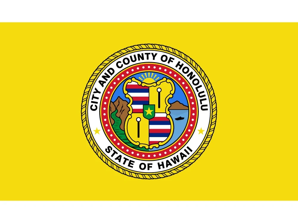 US Honolulu City Flag 90*150cm 60*90cm Flag 3x5ft Custom Banners The capital of Hawaii