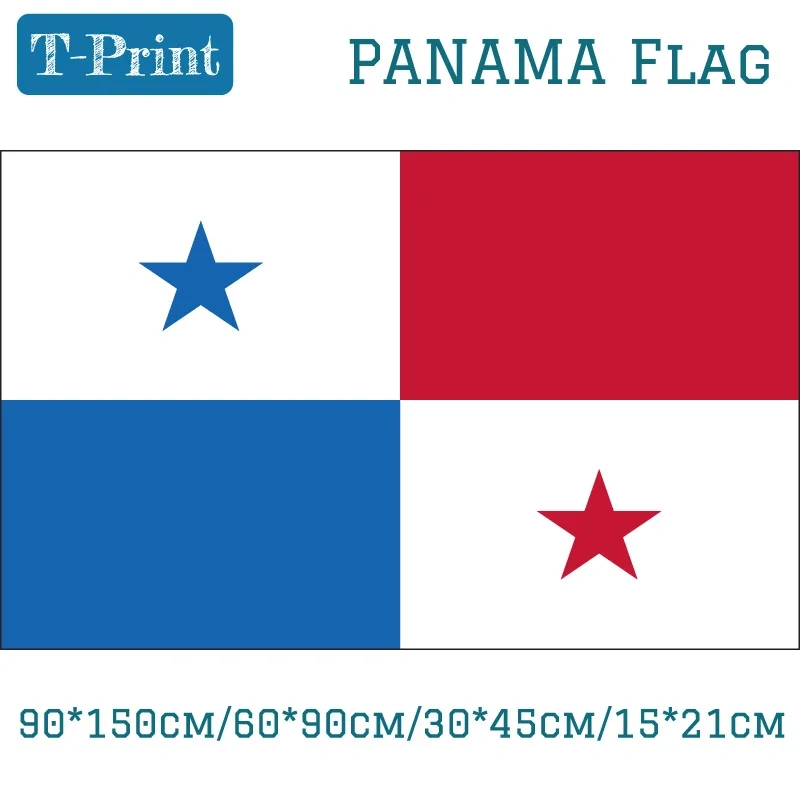 90*150cm 60*90cm Flying Flag Hand Flag Panama National Day / Home Decoration Banner and flag decoration/national flag