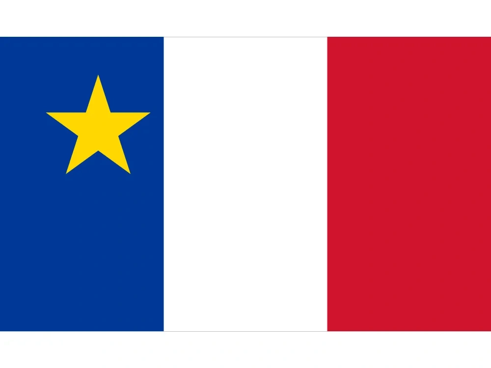 Madawaska City Flag Of Maine State 90*150cm 60*90cm Flag 3x5ft Digital Printing Polyester For Campaign Vote