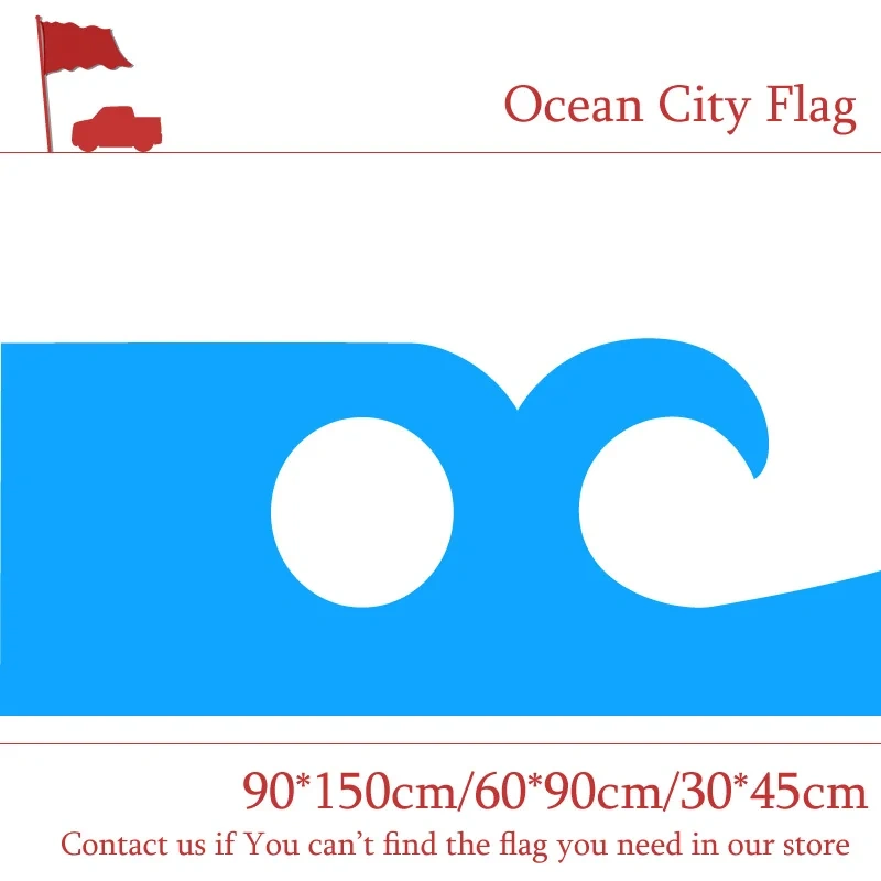 Ocean City Flag Of Maryland State 60*90cm 90*150cm 3x5ft Custom High-quality Banners 40*60cm Car Flag