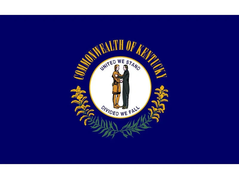 Kentucky State Flag 90*150cm 60*90cm 40*60cm Flying Falg 15*21cm Hand Flag 3*5ft Polyester  Hanging Flag Office Activity