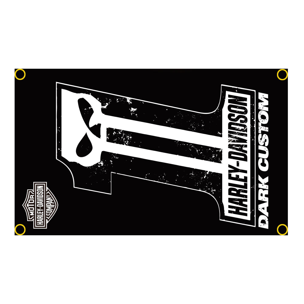 Harley Davidson - “1” Flag Printing