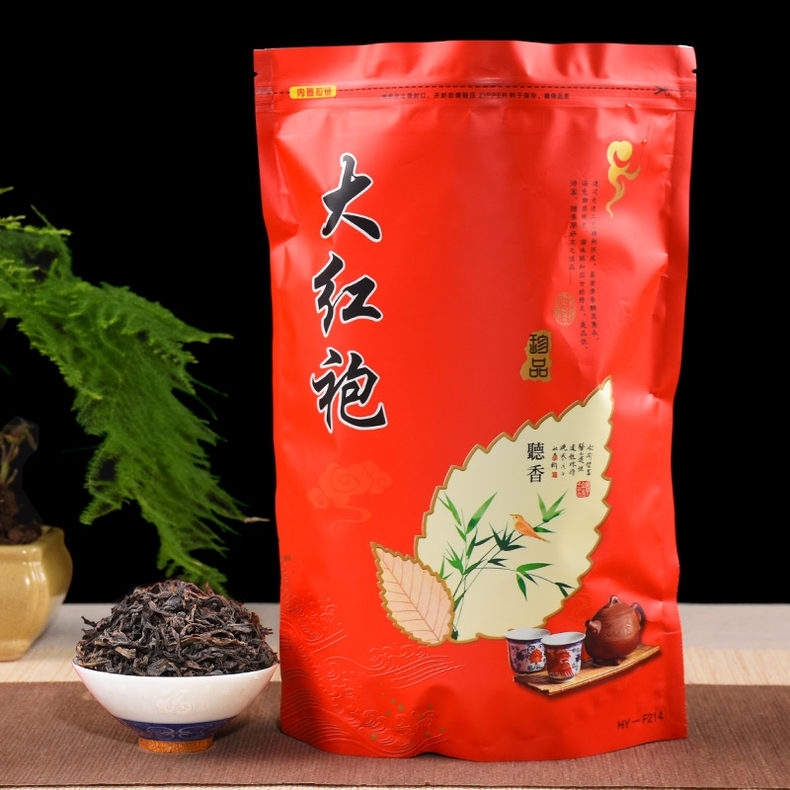 China Da Hong Pao Oolong -Tea Chinese Big Red Robe sweet taste dahongpao -TeaOrganic Green Food -Tea Pot