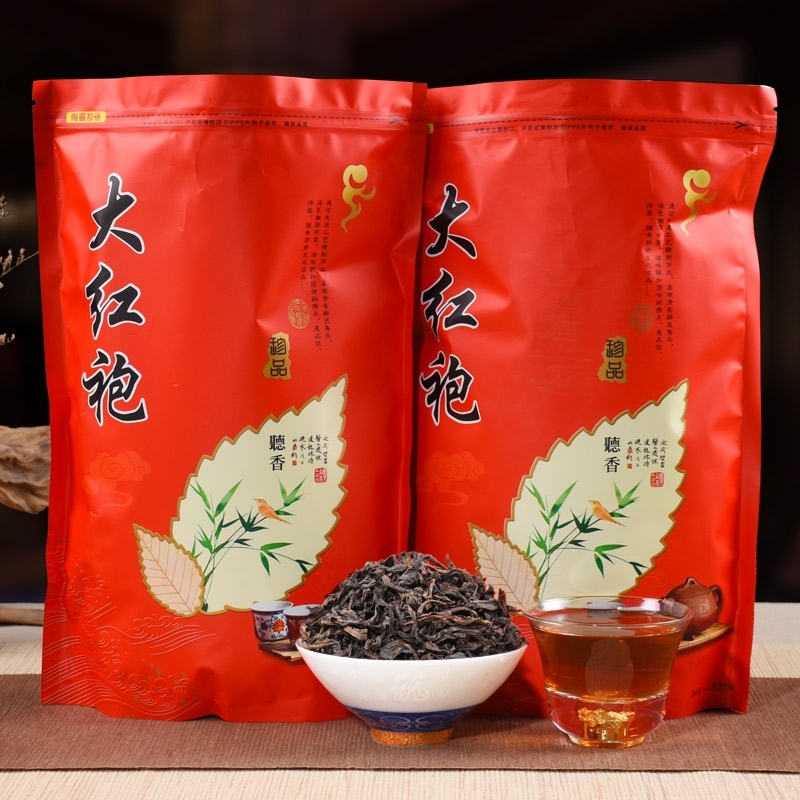 China Da Hong Pao Oolong -Tea Chinese Big Red Robe sweet taste dahongpao -TeaOrganic Green Food -Tea Pot