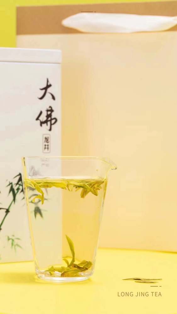 Buddha LongJing Green Tea Dragon Well Green Tea Gift Box Quality：A4