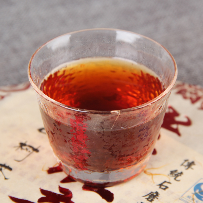 2023 Ancient Tree Tea Ancient Tree Pure Cake Tea Pu'er Old Banzhang Cooked Tea Qizi Cake