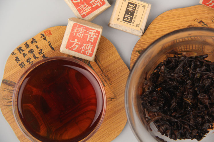 2023 Early Spring Pu'er Cooked Tea with Strong Aroma and Glutinous Fragrance Bricks