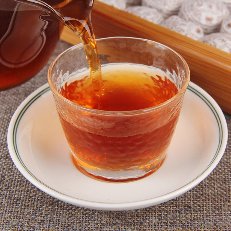 Yunnan Pu'er tea, cooked tea, glutinous rice aroma