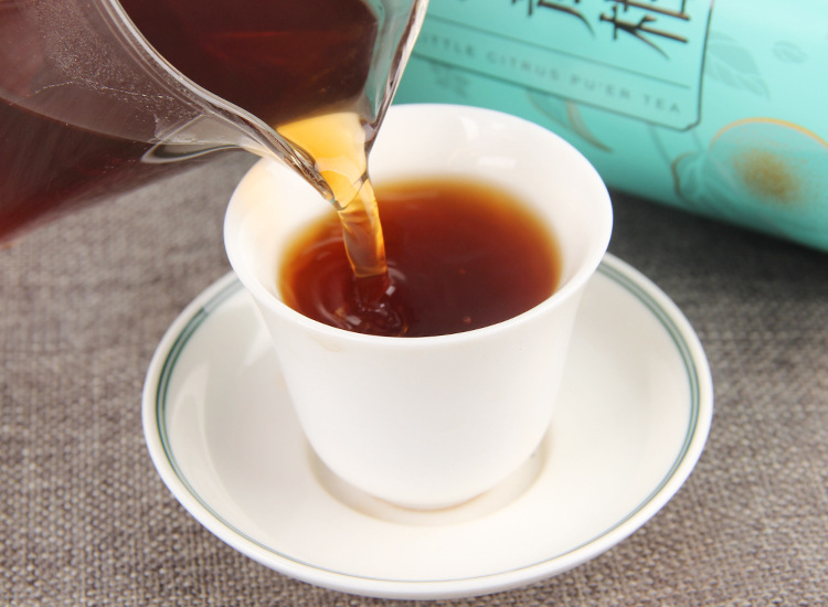 2020 Xinhui Xiaoqing Citrus Pu'er Tea, Orange Pu Tea, Green Citrus Citrus Pu Tea, Xinhui Chenpi Mature Tea