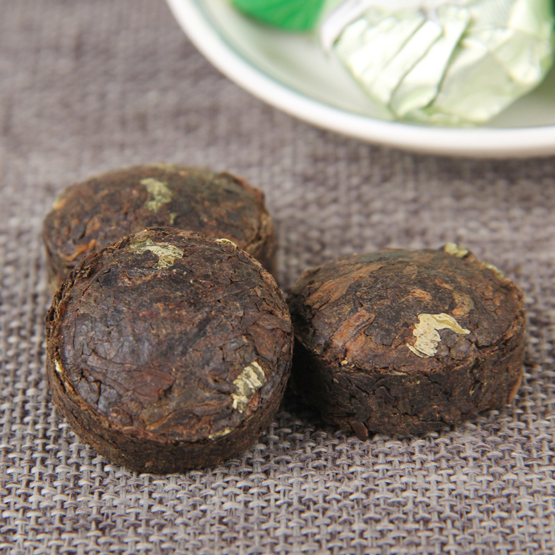 2023 Xiaotuocha Lotus Leaf Flower Pu'er Mature Tea Combination Flower and Grass Tea