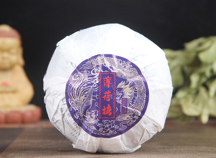 2021 Yiwu Mint Pond Fresh Tea Spring Tea Mint Pond Ancient Tree Dragon Phoenix Golden Melon 500g