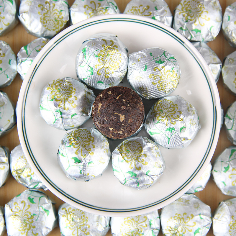 2023 Chrysanthemum Pu'er Mature Tea 500g Combination Flower Tea Chrysanthemum Pu'er Tea