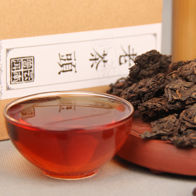 Old Tea Head 2005 Yunnan Pu'er Golden Bud Mature Tea Powder Tea Old Tea Head Knots 150g