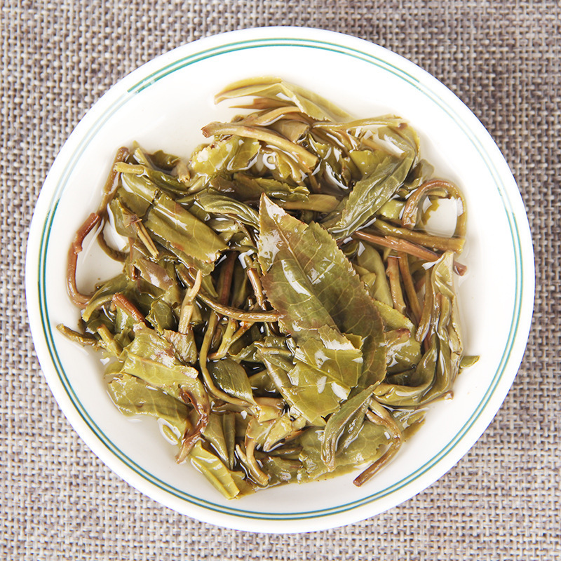 2021 Golden Leaf Menghai Tea District Ancient Tree Golden Leaf Pu'er Tea Raw Tea