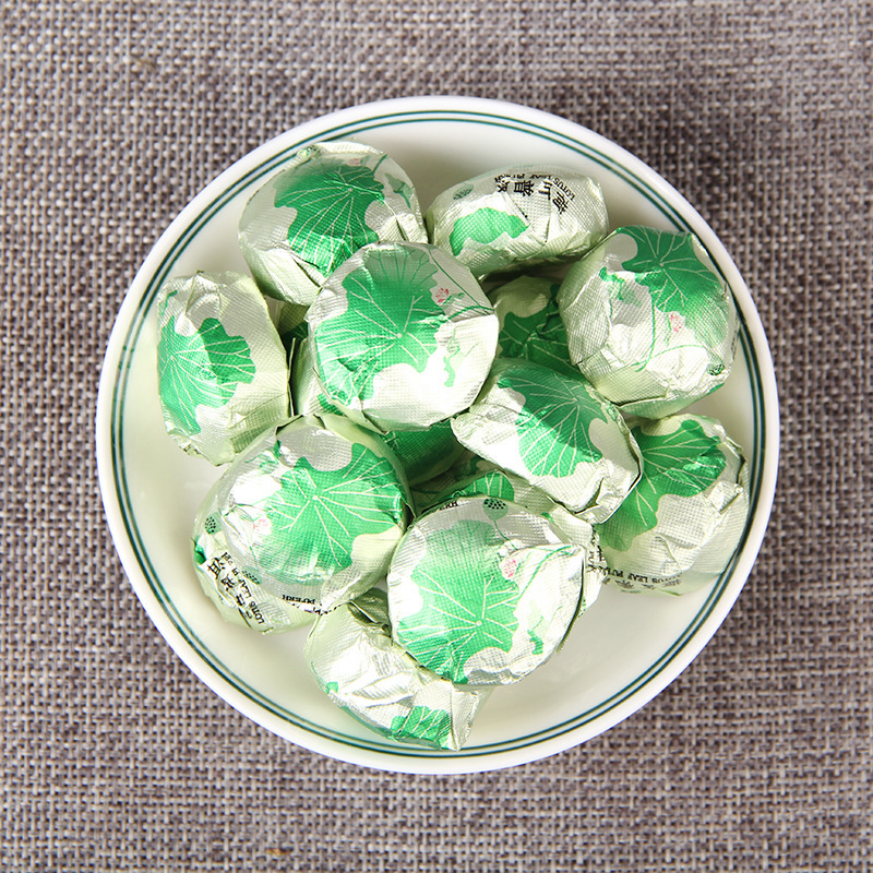 2023 Xiaotuocha Lotus Leaf Flower Pu'er Mature Tea Combination Flower and Grass Tea