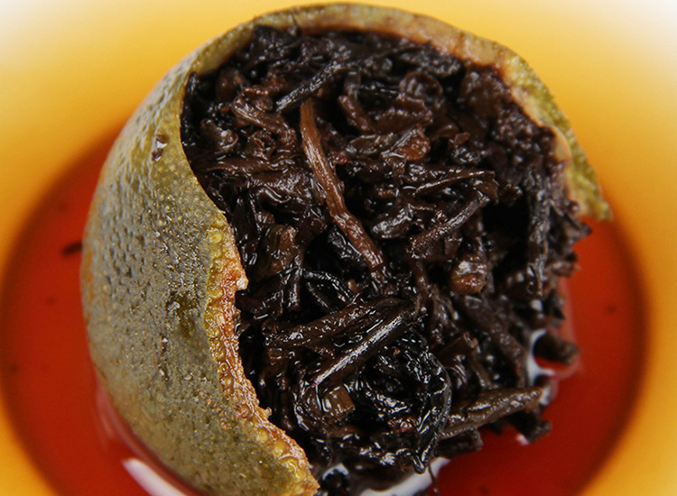 2020 Xinhui Xiaoqing Citrus Pu'er Tea, Orange Pu Tea, Green Citrus Citrus Pu Tea, Xinhui Chenpi Mature Tea